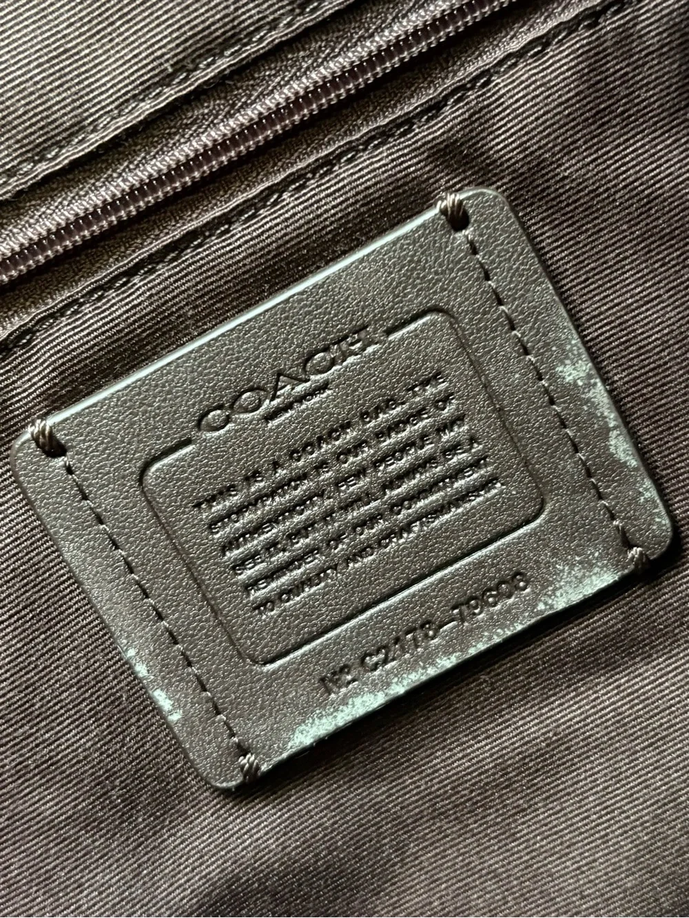 Coach Gallery Tote and Wallet Set Crossgrain Leather Twilight Blue